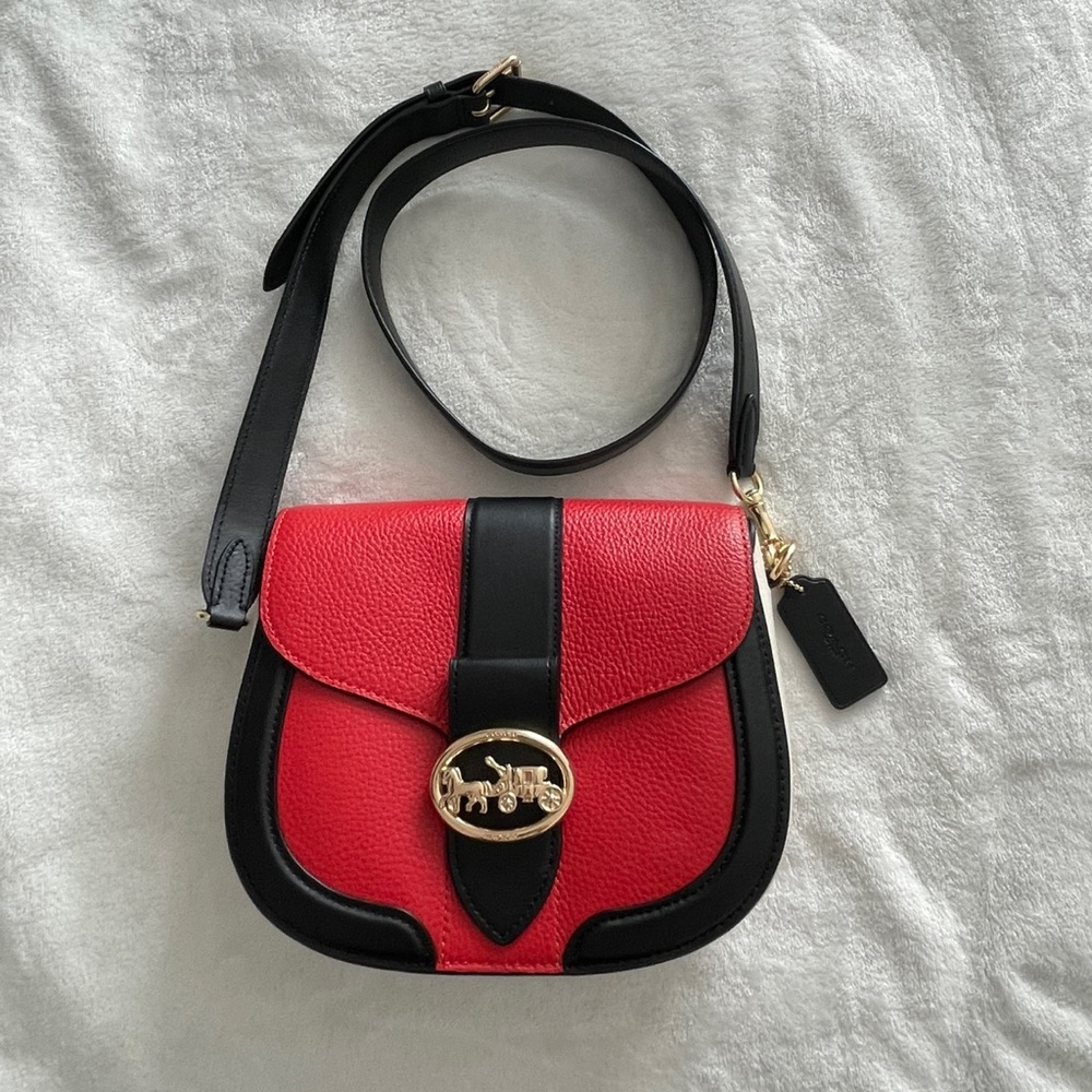 Super Cute Coach Georgie Saddle Bag
